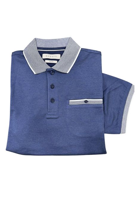 Polo shirt with contrasting trim BUGATTI | polo shirts | 8151 15091380